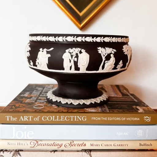 Black Wedgwood Compote Dish