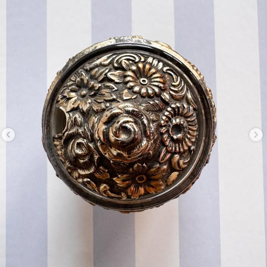 Silverplate Condiment Jar